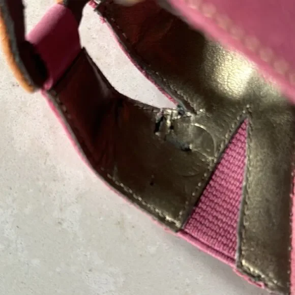 Women's Aerosoles Pink Frothy Open Toe Sandals 10 M - Picture 7 of 11